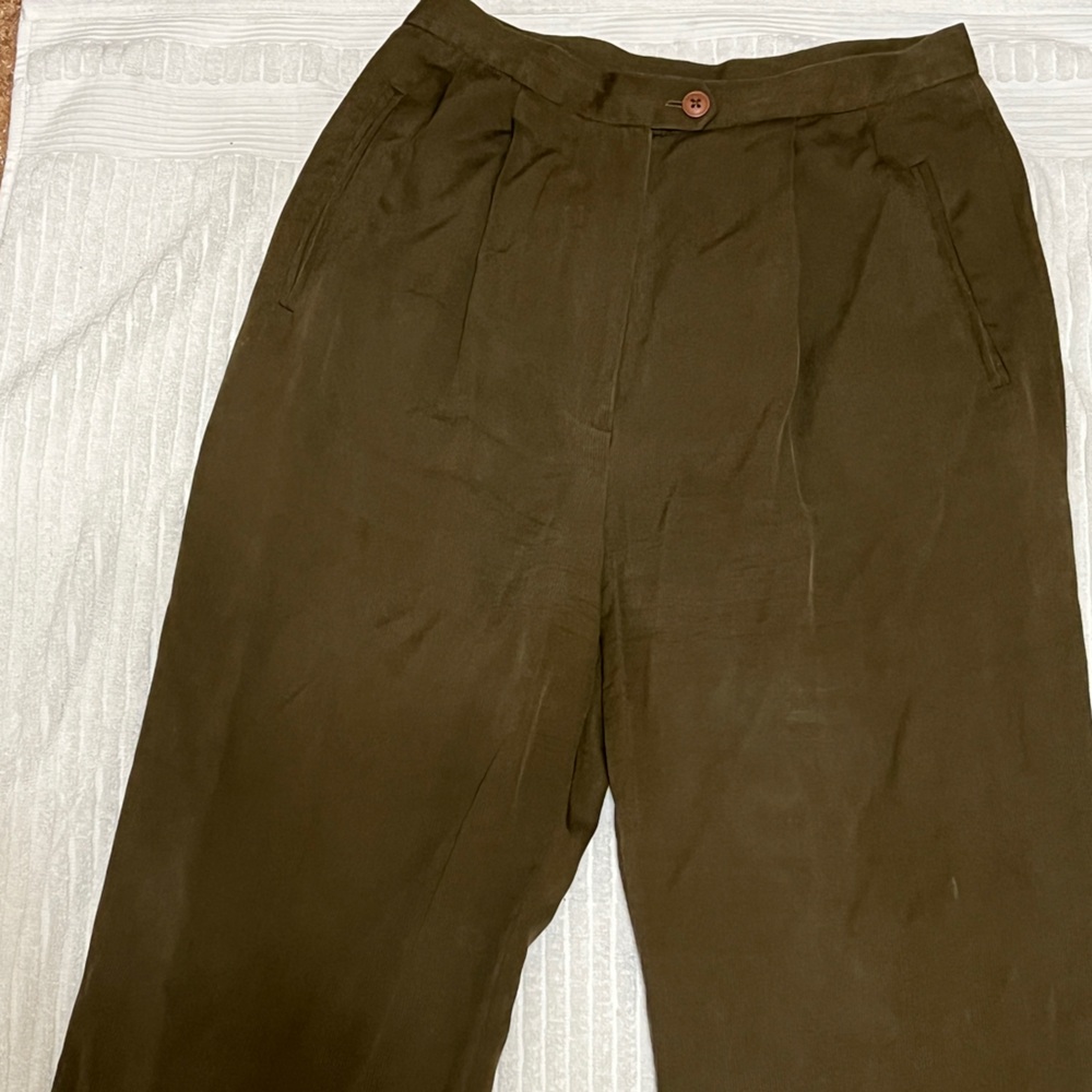 Vintage silk trousers